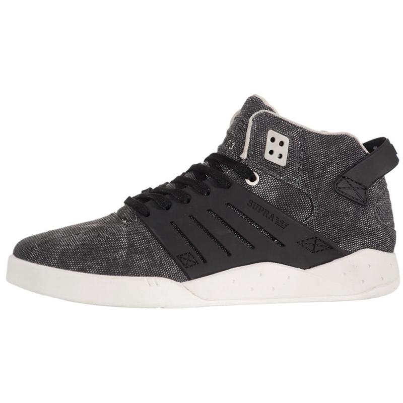 Supra SKYTOP III Skateschuhe Damen Grau Schwarz Online Bestellen OTUKC7804